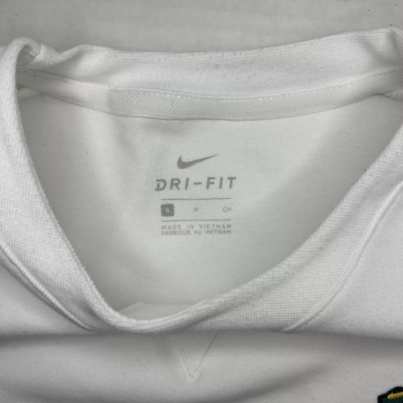 Nike Oregon Ducks Dri Fit UV Crewneck Sweater Sweatshirt Women’s Small White - Picture 10 of 12